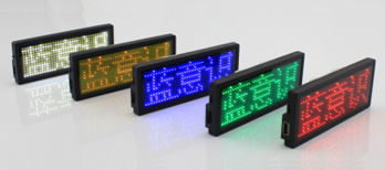 兰牌LED屏 专业LED胸牌及酒店工号牌厂家供应